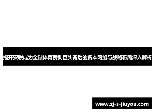 揭开安联成为全球体育赞助巨头背后的资本网络与战略布局深入解析
