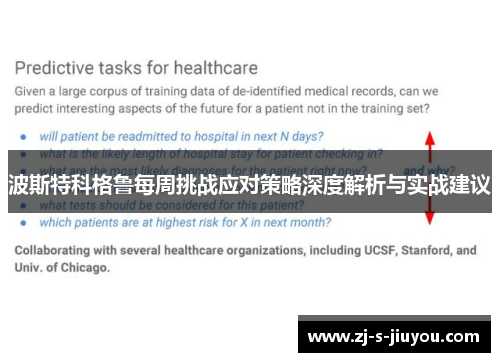 波斯特科格鲁每周挑战应对策略深度解析与实战建议 波斯特科格鲁每周挑战应对策略深度解析与实战建议